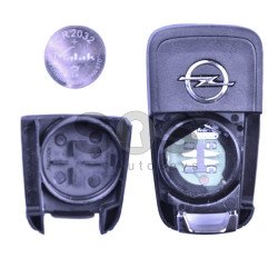 OEM Flip Key for Opel Corsa D/Corsa E/Meriva 2012+ Buttons:2 / Frequency:434 MHz / Transponder:PCF 7941 / Blade signature:HU100 / Immobiliser System:BCM / Part No:Described in the product description below OEM Flip Key for Opel Corsa D/Corsa E/Meriva 2012+ Buttons:2 / Frequency:434 MHz / Transponder:PCF 7941 / Blade signature:HU100 / Immobiliser System:BCM / Part No:Described in the product description below