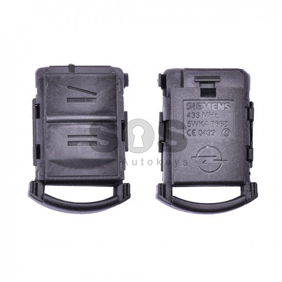 OEM Remote Key for Opel Buttons:2 / Frequency:433MHz / Immobiliser System: Ignition Immobiliser / Part No: 9155103/ 9155104