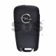 OEM Flip Key for Opel OPC Buttons:2 / Frequency:433MHz / Transponder:HITAG 2 / Blade signature:HU100 / Immobiliser System:BCM