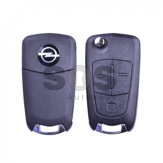 Flip Key for Opel Vectra C Buttons:3 / Frequency:433MHz / Transponder: PCF7946/ ID46 / Blade signature:HU100 / Immobiliser System:BCM