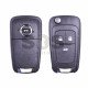 OEM Flip Key for Opel Astra J Buttons:3 / Frequency:433MHz / Transponder: PCF7937 E  / Blade signature:HU100 / Immobiliser System:BCM / Part No: GM13500234