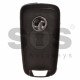 Flip Key for Vauxhall  Corsa D /E Buttons:2 / Frequency: 433MHz / Transponder: PCF7941/ HITAG2/ ID46 / Blade signature: HU100 / Immobiliser System:BCM / Part No: Described in the product description below