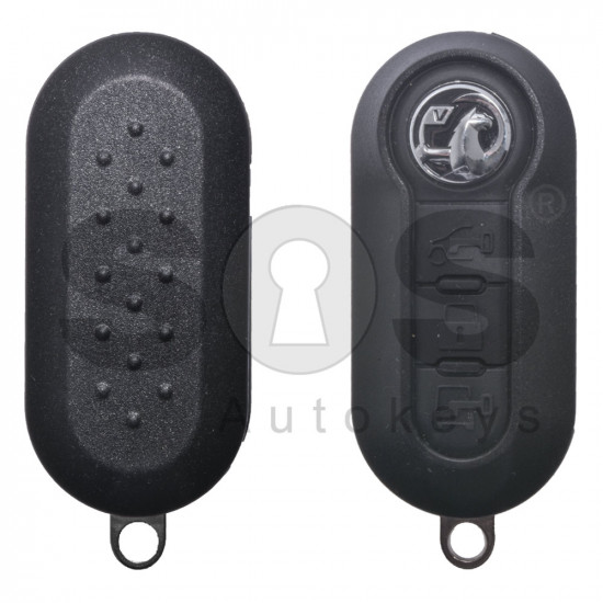 OEM Flip Key for Vauxhall (As Fiat) Buttons: 3 / Frequency: 434MHz / Transponder: PCF7946/ HITAG2/ ID46/ PCF7946 / Blade signature: SIP22