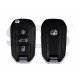 OEM Flip Key for Vauxhall Buttons: 3 / Frequency: 434MHz / Transponder: HITAG AES/ Blade signature: HU83 /Part. No.: 98 118 022 77 / 98 106 666 77