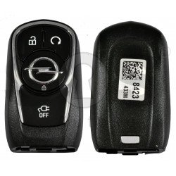 OEM Smart Key for Opel Electric Buttons:4 / Frequency:434MHz / Transponder:PCF7937/HITAG 2/ID 46 / Blade signature:HU100 // Part No : 13508423/ Keyless Go