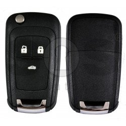 Flip Key for Opel Astra J/ Chevrolet Cruz  Buttons:3 / Frequency:434 MHz / Transponder: PCF7941E/7937E/HITAG2/NCF295  / Blade signature:HU100 / COMPATIBLE PART NO: 13500219 - 13504197/ No logo