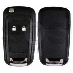 Flip Key for Opel Astra J/ Chevrolet Cruz  Buttons:2 / Frequency:434 MHz / Transponder:PCF 7941E / HITAG2/NCF295  / Blade signature:HU100 / COMPATIBLE PART NO: 13574868 - 13279279 / No logo