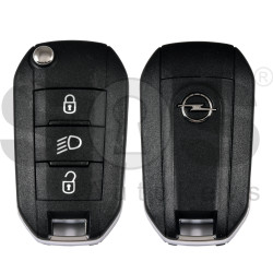 OEM Flip Key for Opel Buttons:3 / Frequency: 433MHz / Transponder: NCF296/HITAG AES  / Part No:  98 115 543 80/9811554380 / 98 115 548 80/9811554880 