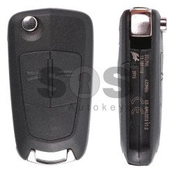 OEM Flip Key for Opel Vectra C Facelift Buttons:2 / Frequency:433MHz / Transponder: PCF7946/ ID46 / Blade signature:HU100 / Immobiliser System:BCM / Part No: 13.189.118