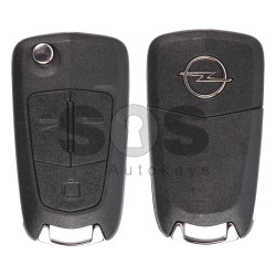 OEM Flip Key for Opel Vectra C Buttons:3 / Frequency:433MHz / Transponder: PCF7941/ ID46 / Blade signature:YM27 / Immobiliser System:BCM / Part No: 93.187.508