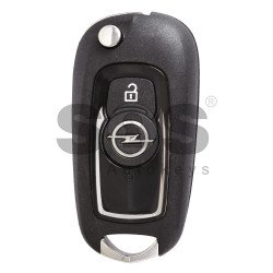 OEM Flip Key for Opel Astra K Buttons:2 / Frequency433MHz / Transponder:Type E / Blade signature:HU100 / Immobiliser System:BCM / Part No:13588683 (Shining Black)