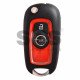 OEM Flip Key for Opel Astra K Buttons:2 / Frequency:433MHz / Transponder:Type E / Blade signature:HU100 / Immobiliser System:BCM / Part No: 13588683 (Red)