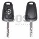 OEM Regular Key for Opel Astra K 2016+ Buttons:2 / Frequency:433MHz / Transponder:Type E Newest / Blade signature:HU100 / Immobiliser System:BCM