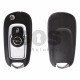 OEM Flip Key for Opel Astra K Buttons:2 / Frequency:433MHz / Transponder:Type E / Blade signature:HU100 / Immobiliser System:BCM / Part No:13588683/ 285E3-4X00A (White)