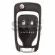 OEM Flip Key for Opel Adam Buttons:2 / Frequency:433MHz / Transponder: HITAG2 / Blade signature:HU100 / Immobiliser System:BCM / Part No: 5WK50079 (White)