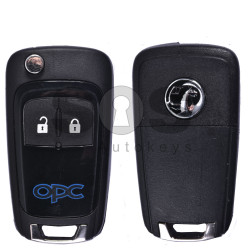 OEM Flip Key for Vauxhall OPC Buttons:2 / Frequency:433MHz / Transponder:HITAG2/ ID46/ PCF 7946 / Blade signature:HU100 / Immobiliser System:BCM