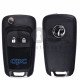 OEM Flip Key for Vauxhall OPC Buttons:2 / Frequency:433MHz / Transponder:HITAG2/ ID46/ PCF 7946 / PCF 7937/ Blade signature:HU100 / Immobiliser System:BCM / Part No.: 13308185