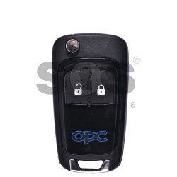 OEM Flip Key for Vauxhall OPC Buttons:2 / Frequency:433MHz / Transponder:HITAG2/ ID46/ PCF 7946 / Blade signature:HU100 / Immobiliser System:BCM