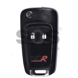 OEM Flip Key for Vauxhall VXR Buttons:2 / Frequency:433MHz / Transponder:HITAG2/ ID46/ PCF7946 / Blade signature:HU100 / Immobiliser System:BCM (White)