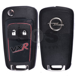 OEM Flip Key for Opel VXR Buttons:2 / Frequency:433MHz / Transponder:HITAG 2 / Blade signature:HU100 / Immobiliser System:BCM (Red)