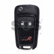 OEM Flip Key for Opel VXR Buttons:2 / Frequency:433MHz / Transponder:HITAG 2 / Blade signature:HU100 / Immobiliser System:BCM (White)