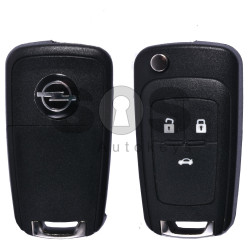 Flip Key for Opel Astra J/Insignia Buttons:3 / Frequency:433MHz / Transponder: PCF7937/ HITAG2/ ID46 / Blade signature:HU100 / Immobiliser System:BCM / Part No:CM 13500226