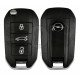 OEM Flip Key for Opel Buttons:3 / Frequency:433MHz / Transponder:HITAG 128-Bit AES / Blade signature:HU83 / Immobiliser System:BCM / Black glossy/ Part No: 9820307777