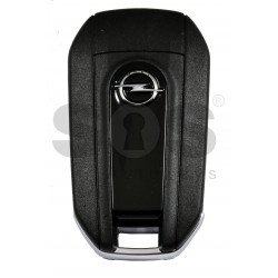 OEM Flip Key for Opel Buttons:3 / Frequency:433MHz / Transponder:HITAG 128-Bit AES / Blade signature:HU83 / Immobiliser System:BCM / Black glossy/ Part No: 9820307777