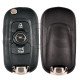 OEM Flip Key for Opel  Buttons:3 / Frequency:434 MHz / Transponder: PCF7961/NCF296/HITAG2/ID46  / Blade signature:HU100 /  