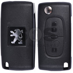 OEM Flip Key for Peugeot 307 Buttons:2 / Frequency:433MHz / Transponder: PCF7961/ HITAG2/ ID46 / Blade signature:VA2 / Immobiliser System:BCM / Part No: 1700204BJ41