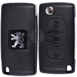 OEM  Flip Key for Peugeot 307/308/408 Buttons:3 / Frequency:433MHz / Transponder: PCF7961/ HITAG2/ ID46 / Blade signature:VA2 / Immobiliser System:BCM / Part No: 1700204BJ43
