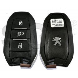 OEM Smart Key for Peugeot Buttons:3 / Frequency:433MHz / Transponder: HITAG AES / FCCID: IM3C /  Blade signature:VA2/HU83 /  Part No:  9840150180 / Keyless Go