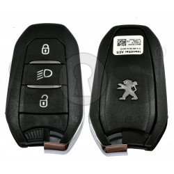 OEM Smart Key for Peugeot Buttons:3 / Frequency:315MHz / Transponder: HITAG AES / FCCID: IM3B /  Blade signature:VA2/HU83 /  Part No:  9840150080 / Keyless Go