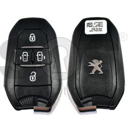 OEM Smart Key for Peugeot VAN Buttons:4 / Frequency:433MHz / Transponder: HITAG AES    Part No:  98 097 798 ZD/98097798ZD / Keyless Go