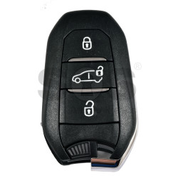 OEM Smart Key for Peugeot VAN Buttons:3 / Frequency:433MHz / Transponder: NCF29A/HITAG AES /   Part No:  98 513 684 80/9851368480/ Keyless Go