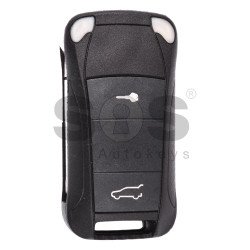 Flip Key for Porsche Cayenne Buttons:2 / Frequency:433MHz / Transponder: PCF7946 / Blade signature:HU66 / Immobiliser System:KESSY
