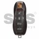 Smart Key for Porsche Buttons:4 / Frequency:434MHz / Transponder: PCF7945 / Blade signature:HU66 / Immobiliser System:BCM / Part No:991 637 259 03 