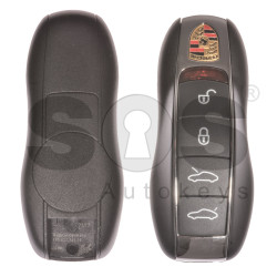 OEM Smart Key for Porsche Buttons:4 / Frequency:434MHz / Transponder: HITAG PRO/ CMD53 / Blade signature:HU66 / Immobiliser System:BCM / Part No:991 637 261 10 / Keyless GO