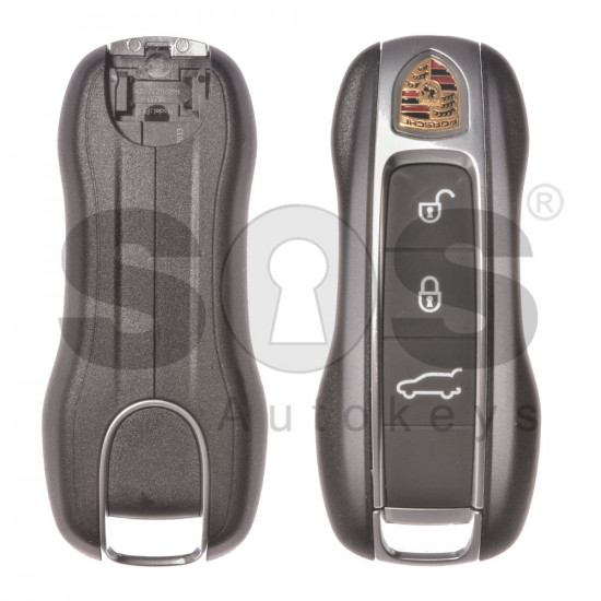 OEM Smart Key for Porsche Cayenne Buttons:3 / Frequency:315MHz / Blade signature:HU162T / Part No:9Y0 959 753 A / Keyless GO