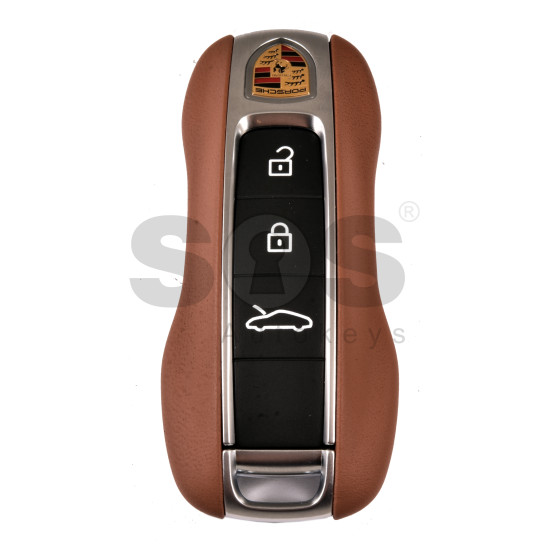 OEM Smart Key for Porsche Buttons: 3+1P. / Frequency: 433MHz / Transponder: MLB / Part No: 992.959.753EK / Keyless GO