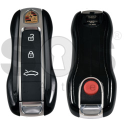 OEM Smart Key for Porsche 2025+ Buttons:4 /Convertible / Frequency: 433MHz  / Transponder :  MLB CHIP LOCKED / Part No:   992959753EK/992 959 753 EK   / Keyless GO / Colour: Shining Black