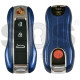 OEM Smart Key for Porsche 2025+ Buttons:3+1 / Frequency: 433MHz  / Transponder : MLB CHIP LOCKED / Part No:  992959753EK/992 959 753 EK   / Keyless GO / SHINING BLUE/ CLUB COUPE 