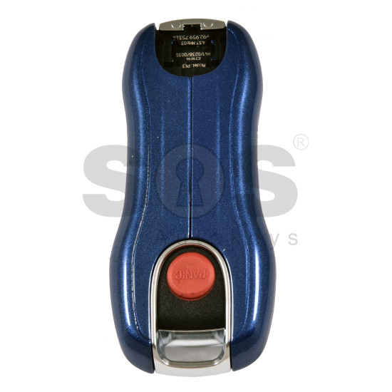 OEM Smart Key for Porsche 2025+ Buttons:3+1 / Frequency: 433MHz  / Transponder : MLB CHIP LOCKED / Part No:  992959753EK/992 959 753 EK   / Keyless GO / SHINING BLUE/ CLUB COUPE 
