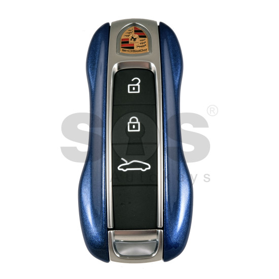 OEM Smart Key for Porsche 2025+ Buttons:3+1 / Frequency: 433MHz  / Transponder : MLB CHIP LOCKED / Part No:  992959753EK/992 959 753 EK   / Keyless GO / SHINING BLUE/ CLUB COUPE 
