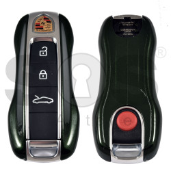 OEM Smart Key for Porsche 2025+ Buttons:4 / Frequency: 433MHz  / Transponder : MLB CHIP LOCKED / Part No:  992959753EK/992 959 753 EK    / Keyless GO / SHINING MILITARY GREEN 