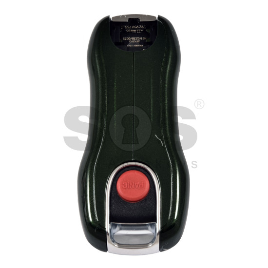 OEM Smart Key for Porsche 2025+ Buttons:4 / Frequency: 433MHz  / Transponder : MLB CHIP LOCKED / Part No:  992959753EK/992 959 753 EK    / Keyless GO / SHINING MILITARY GREEN 