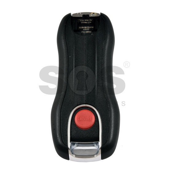 OEM Smart Key for Porsche 2025+ Buttons:3+1 / Frequency: 434MHz  / Transponder : MLB CHIP LOCKED / Part No:   992959753EK/992 959 753 EK   / Keyless GO / BLACK MATT