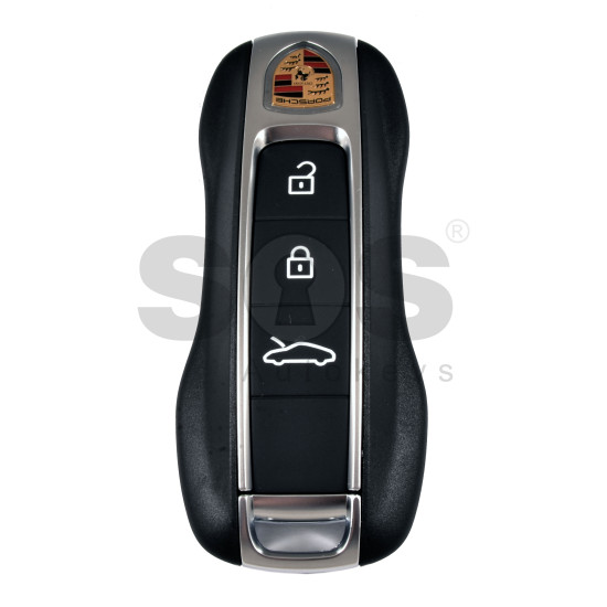 OEM Smart Key for Porsche 2025+ Buttons:3  / Frequency: 315MHz  / Transponder : MLB CHIP LOCKED / Part No:   992959753EJ/992 959 753 EJ   / Keyless GO / BLACK MATT 
