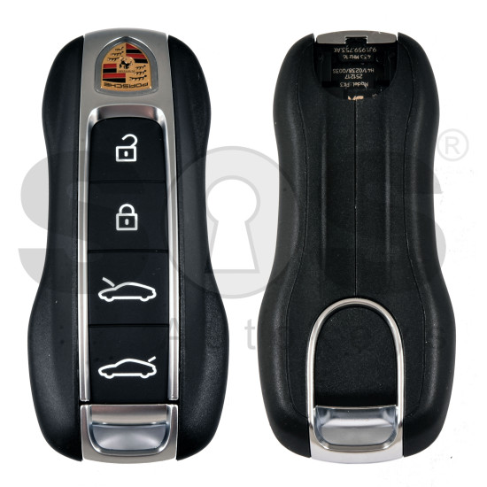 OEM Smart Key for Porsche 2025+ Buttons:4 / Frequency: 433MHz  / Transponder : MLB CHIP LOCKED / Part No:   9J1.959.753.AK/992 959 753 EJ   / Keyless GO / BLACK MATT