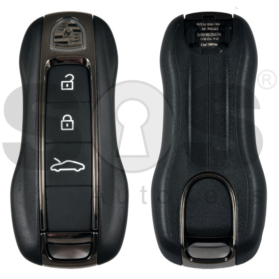 OEM Smart Key for Porsche 2025+ Buttons:3  / Frequency: 434MHz  / Transponder : MLB CHIP LOCKED / Part No:  992959753FC   / Keyless GO / BLACK EDITION